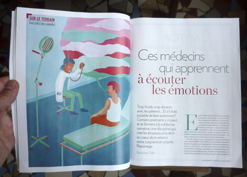 Romain Bernard - Tight - Illustration pour Psychologies Magazine
