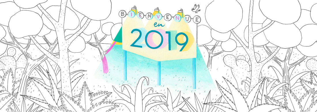 Romain Bernard - Tight - Illustration pour les vœux 2018